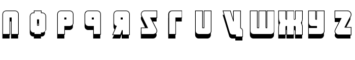 URAL 3d Font LOWERCASE