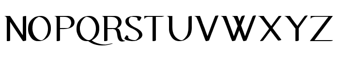 Urania Semi Serif Font UPPERCASE
