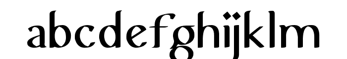 Urania Semi Serif Font LOWERCASE
