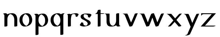 Urania Semi Serif Font LOWERCASE