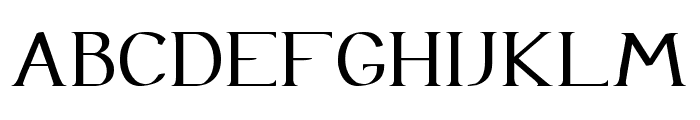 Urania Serif Font UPPERCASE