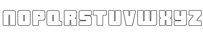 Urban Constructed Outline Font LOWERCASE