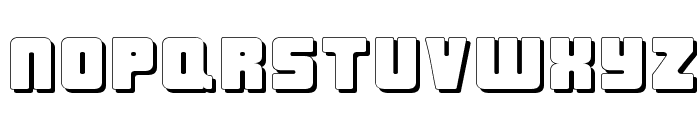 Urban Constructed Shadow Font LOWERCASE