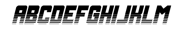 Urban Defender TwoTone Italic Font LOWERCASE