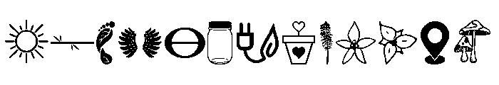 UrbanEcology Font UPPERCASE
