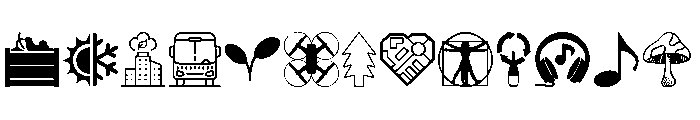 UrbanEcology Font LOWERCASE