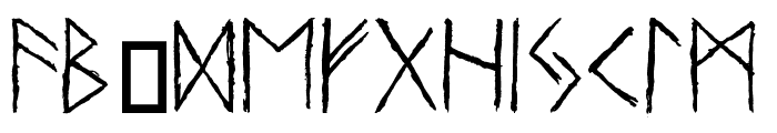 Urnordiska Runor Font LOWERCASE