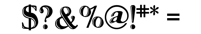 Ursa SerifEngraved Font OTHER CHARS