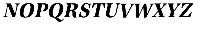 URW Antiqua Bold Extra Narrow Oblique Font UPPERCASE