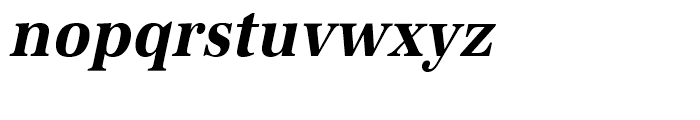URW Antiqua Bold Extra Narrow Oblique Font LOWERCASE