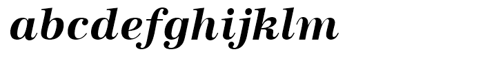 URW Antiqua Bold Italic Font LOWERCASE