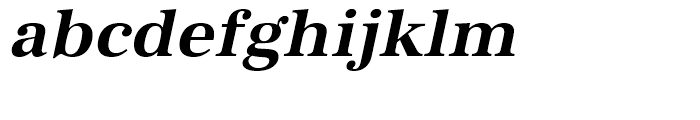 URW Antiqua Bold Oblique Font LOWERCASE