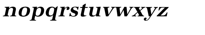 URW Antiqua Bold Wide Oblique Font LOWERCASE