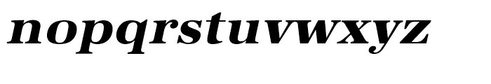 URW Antiqua Extra Bold Extra Wide Oblique Font LOWERCASE