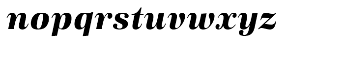 URW Antiqua Extra Bold Italic Font LOWERCASE