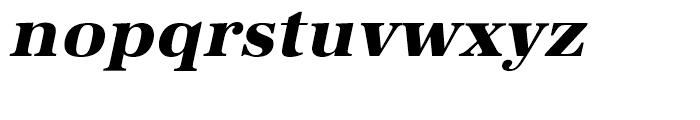 URW Antiqua Extra Bold Wide Oblique Font LOWERCASE