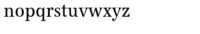 URW Antiqua Regular Condensed Font LOWERCASE