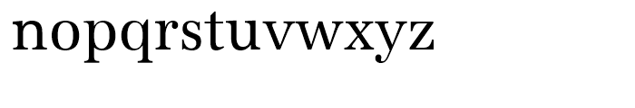 URW Antiqua Regular Extra Narrow Font LOWERCASE