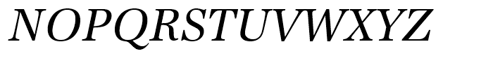 URW Antiqua Regular Italic Font UPPERCASE