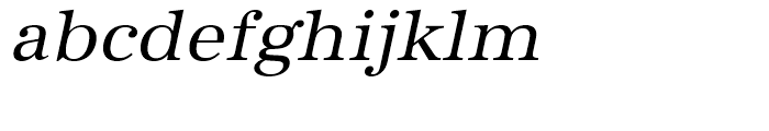 URW Antiqua Regular Oblique Font LOWERCASE