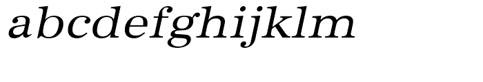 URW Antiqua Regular Wide Oblique Font LOWERCASE