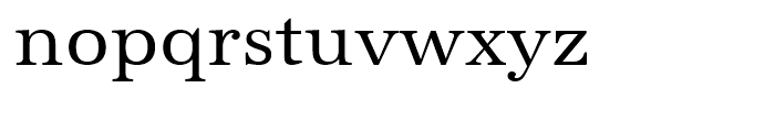 URW Antiqua Regular Font LOWERCASE