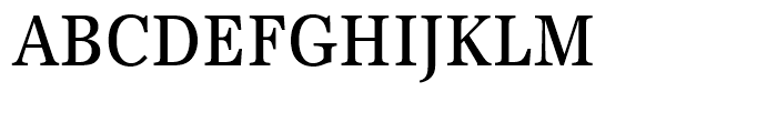 URW Antiqua Small Caps Regular Condensed Font UPPERCASE