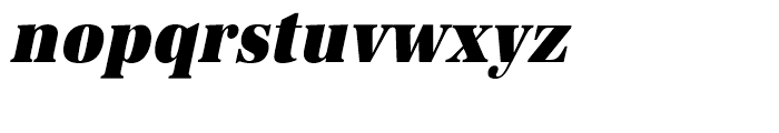 URW Antiqua Ultra Bold Extra Narrow Oblique Font LOWERCASE