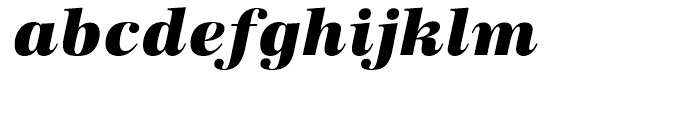 URW Antiqua Ultra Bold Italic Font LOWERCASE
