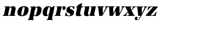 URW Antiqua Ultra Bold Narrow Oblique Font LOWERCASE
