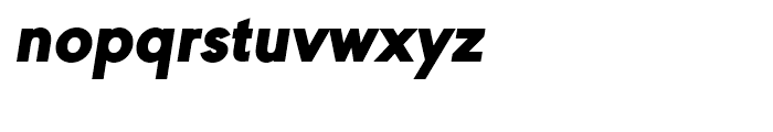 URW Geometric Black Oblique Font LOWERCASE