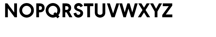 URW Geometric ExtraBold Font UPPERCASE