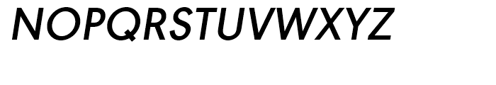 URW Geometric SemiBold Oblique Font UPPERCASE