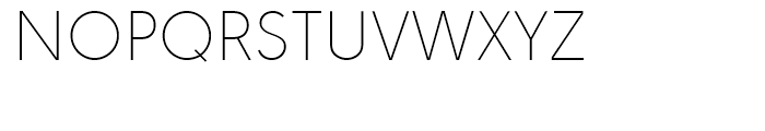 URW Geometric Thin Font UPPERCASE