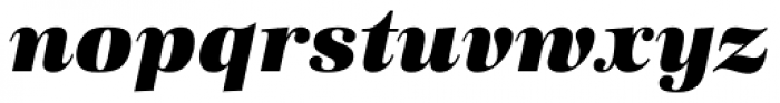 URW Antiqua Alt SuperBold Italic Font LOWERCASE