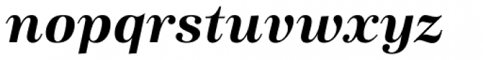URW Antiqua Bold Italic Font LOWERCASE