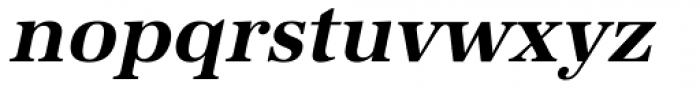 URW Antiqua Bold Oblique Font LOWERCASE