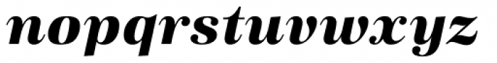 URW Antiqua ExtraBold Italic Font LOWERCASE
