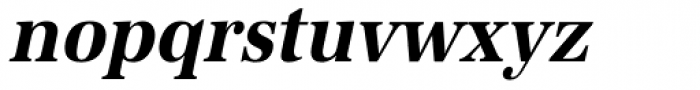 URW Antiqua ExtraNarrow Bold Oblique Font LOWERCASE