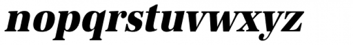 URW Antiqua ExtraNarrow ExtraBold Oblique Font LOWERCASE