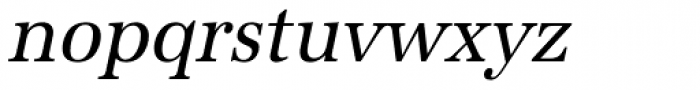 URW Antiqua ExtraNarrow Oblique Font LOWERCASE