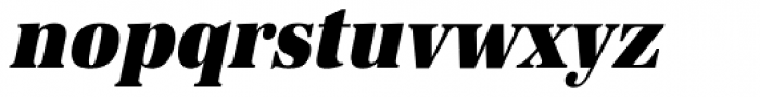 URW Antiqua ExtraNarrow UltraBold Oblique Font LOWERCASE