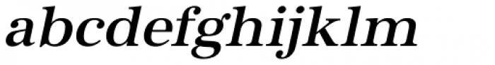 URW Antiqua Medium Oblique Font LOWERCASE