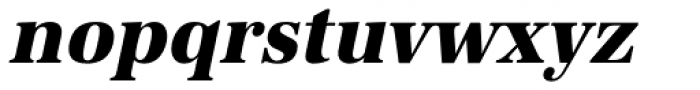 URW Antiqua Narrow ExtraBold Oblique Font LOWERCASE