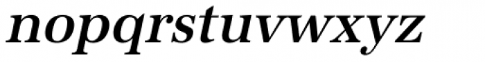 URW Antiqua Narrow Medium Oblique Font LOWERCASE