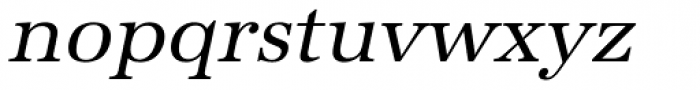 URW Antiqua Oblique Font LOWERCASE