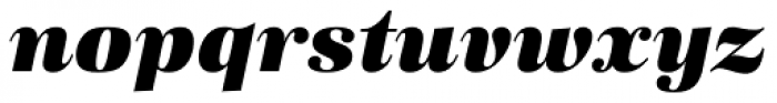 URW Antiqua SuperBold Italic Font LOWERCASE