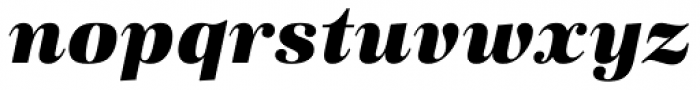 URW Antiqua UltraBold Italic Font LOWERCASE