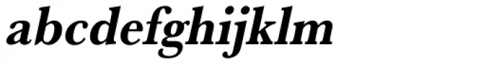 URW Baskerville ExtraNarrow Bold Oblique Font LOWERCASE