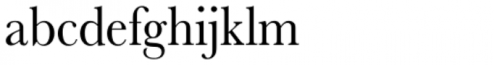 URW Baskerville ExtraNarrow  Font LOWERCASE